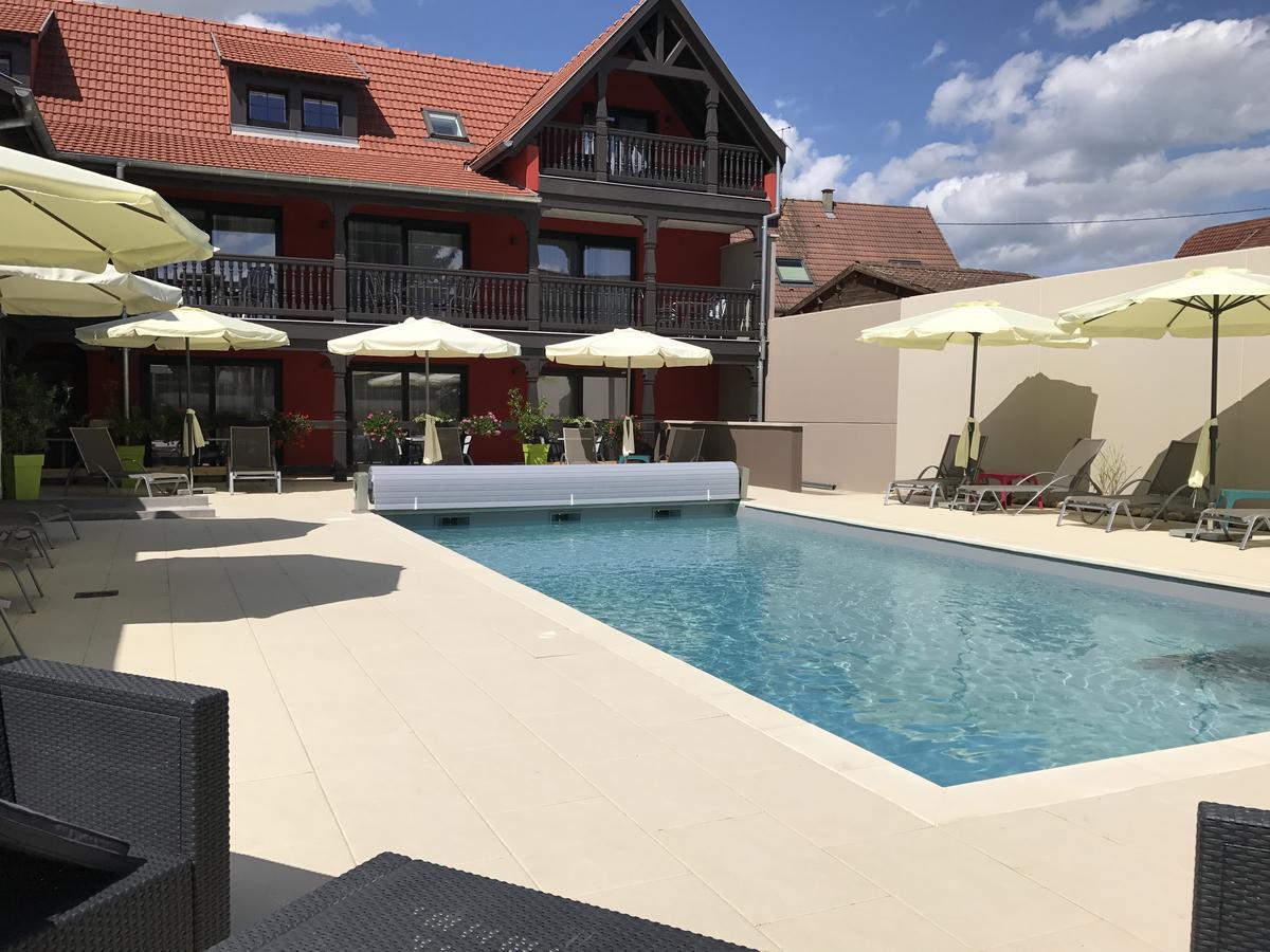 Au Soleil, Hotel Restaurant & Spa Valff Exteriér fotografie